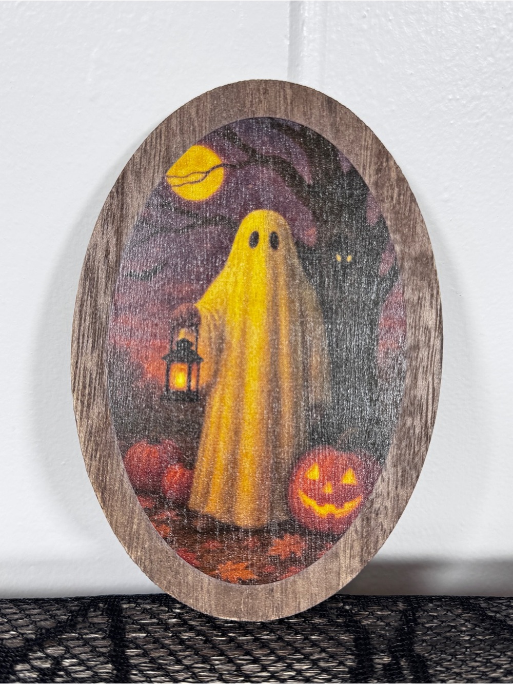 NEW 2026 Target Bullseye Playground Ghost Halloween Wood Decor